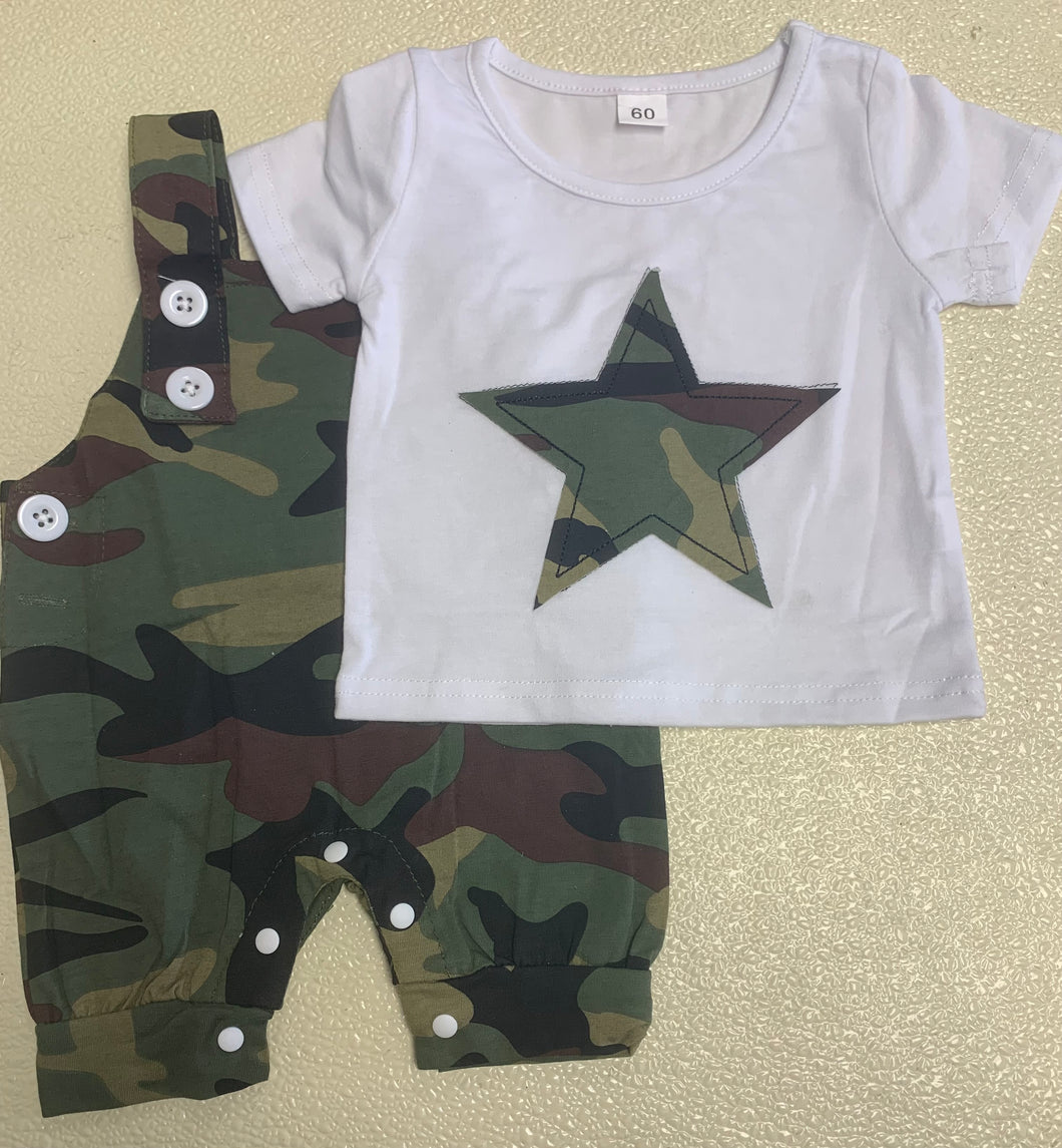 Unisex Army Overall set