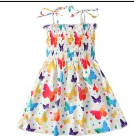 Multicolor Butterfly Sundress