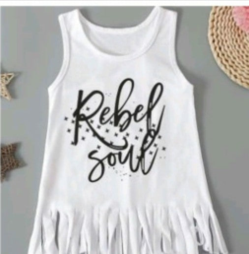 Rebel soul Cut Tank