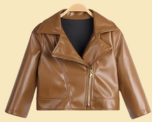 Load image into Gallery viewer, Faux Leather Jacket
