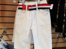 Load image into Gallery viewer, White long shorts

