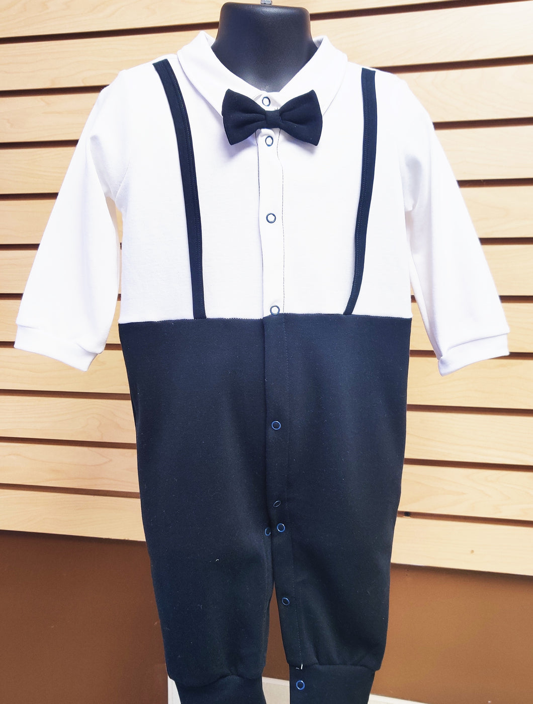 Black and White Bowtie Full body set