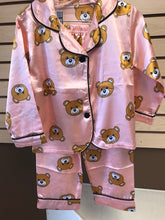 Load image into Gallery viewer, Girls Silk PJ Set
