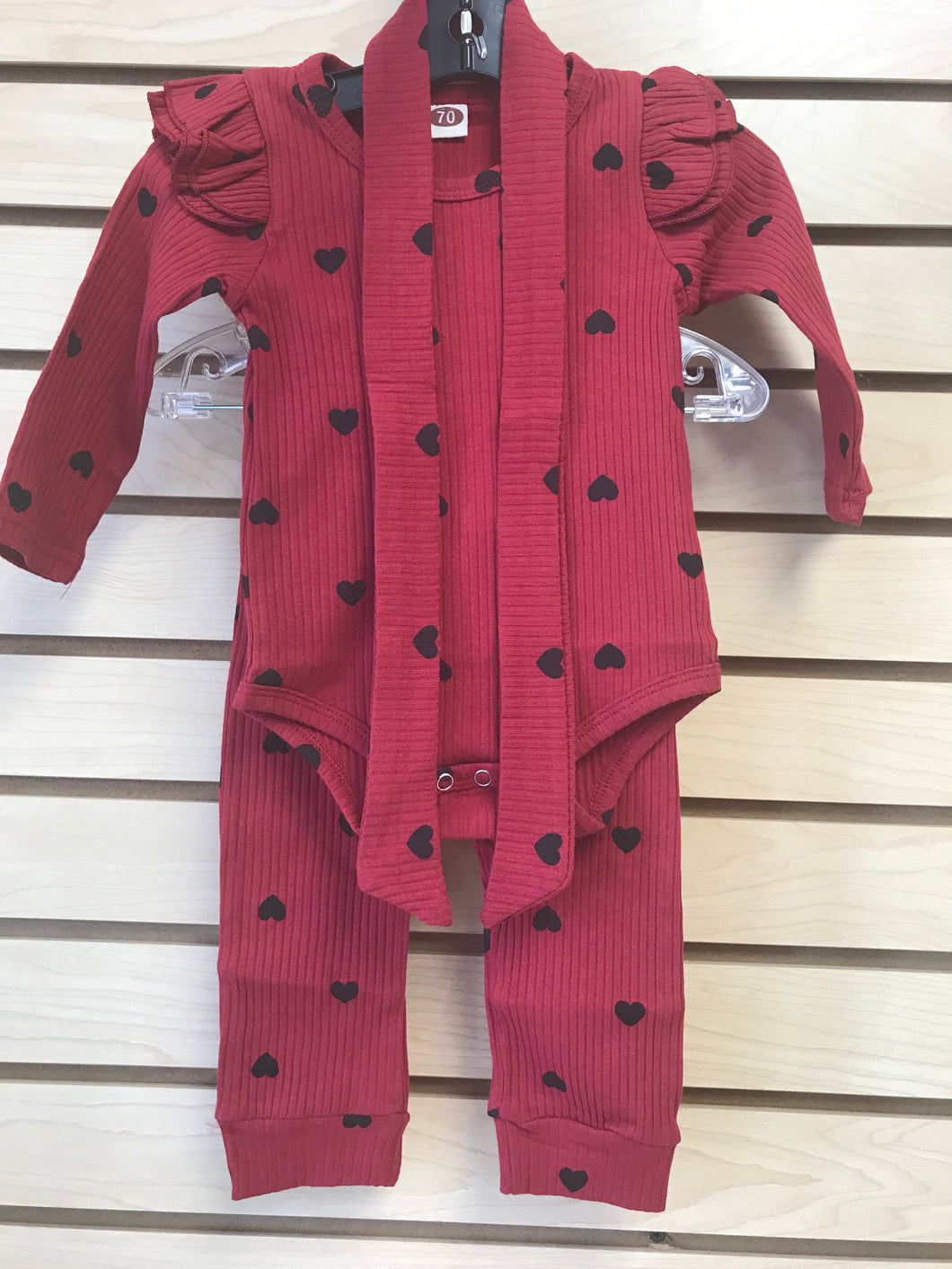 Girls 3pc Bodysuit w/ headband