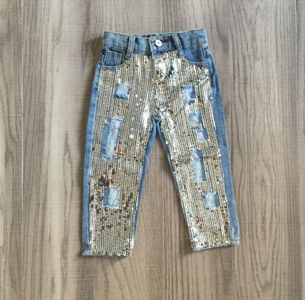 Sequin Jeans